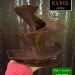 Porta Huevo Espiral — Impresión 3D Kairos