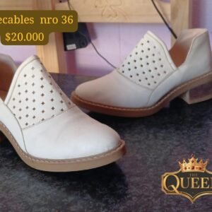 Zapatos dama cuero sintético – Impecables N°36