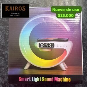 Smart Light Sound Machine – Luz LED + Parlante + Reloj